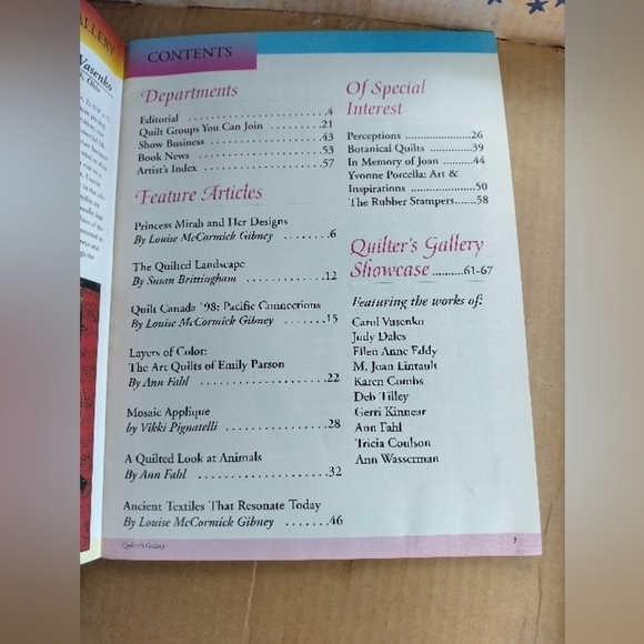 Quilter's Gallery Vintage Magazine Quilting Quilt - Picture 2 of 5